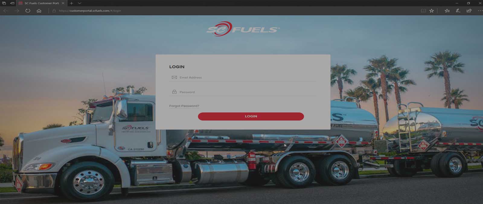 SC Fuels Portal Login
