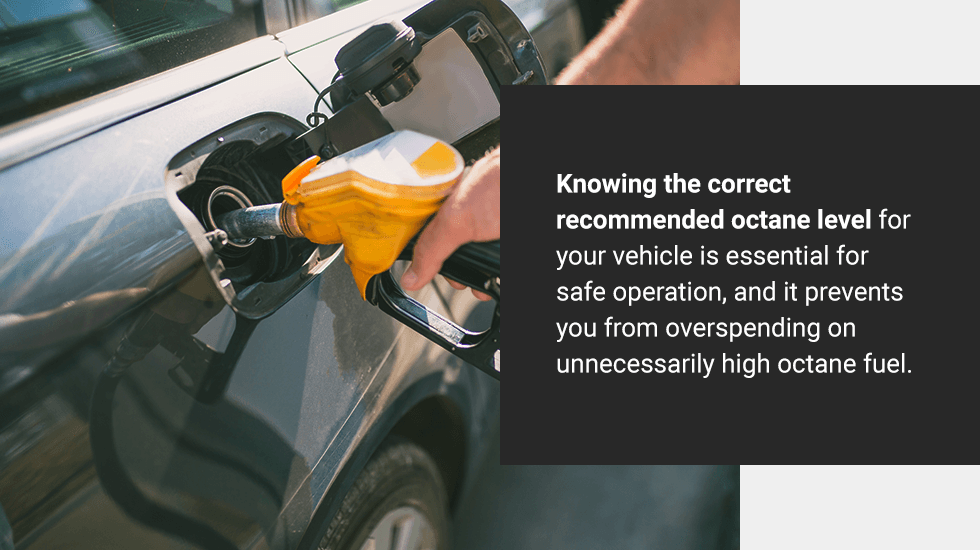 find out the correct recommended octane level