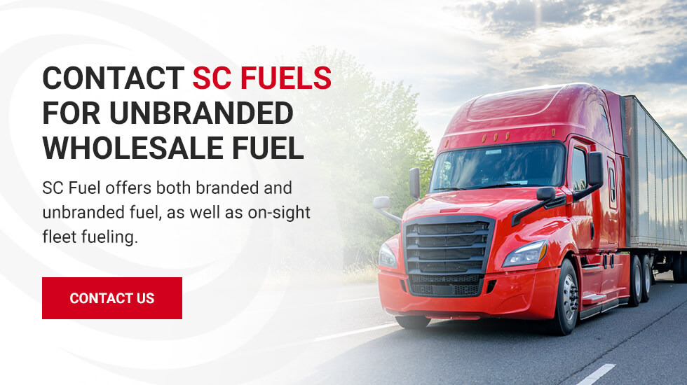 contact SC Fuels for unbranded wholesale fuel