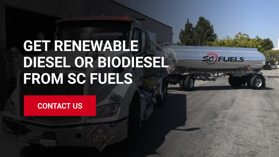 Get Renewable Diesel or Biodiesel from SC Fuels