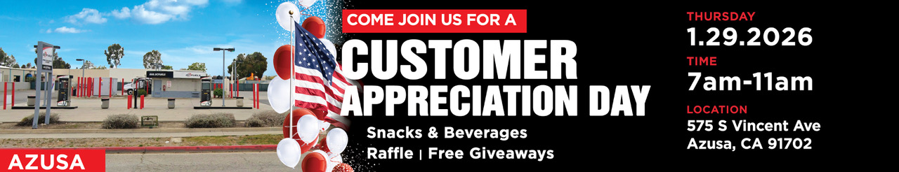 Azusa CUSTOMER DAY Website Banner